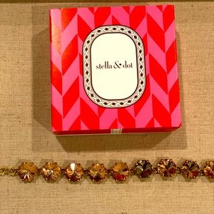 Stella & Dot Amelia Bracelet - Peach